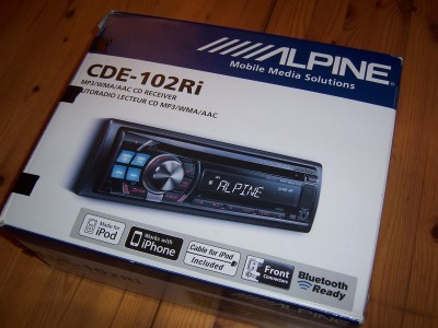 Alpine cde 102ri как включить bluetooth