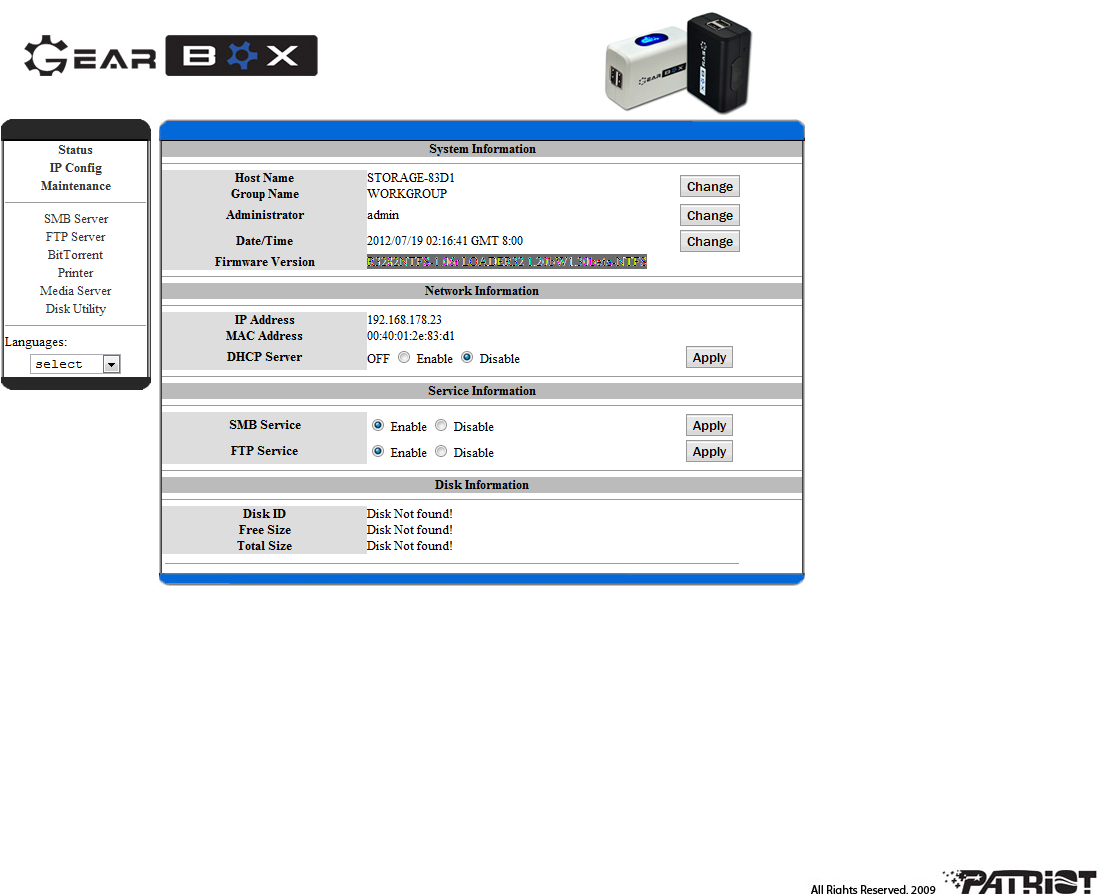 patriot digitus pearl Net Disk Setup.png