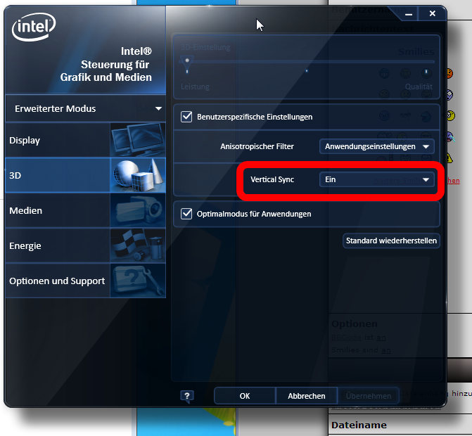 intel graphics and media control panel download