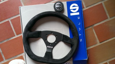 Neues Sparco Ring Lenkrad 350 Durchmesser mit TÜV - Forum: Autoteile
