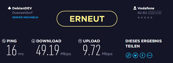 speedtest internet dsl